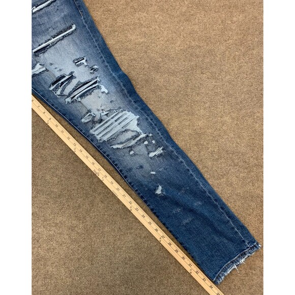 Jordan Craig Jeans Mens 36x34 Sean Elmhurst Distressed Slim Fit Stretch Denim - Picture 6 of 10